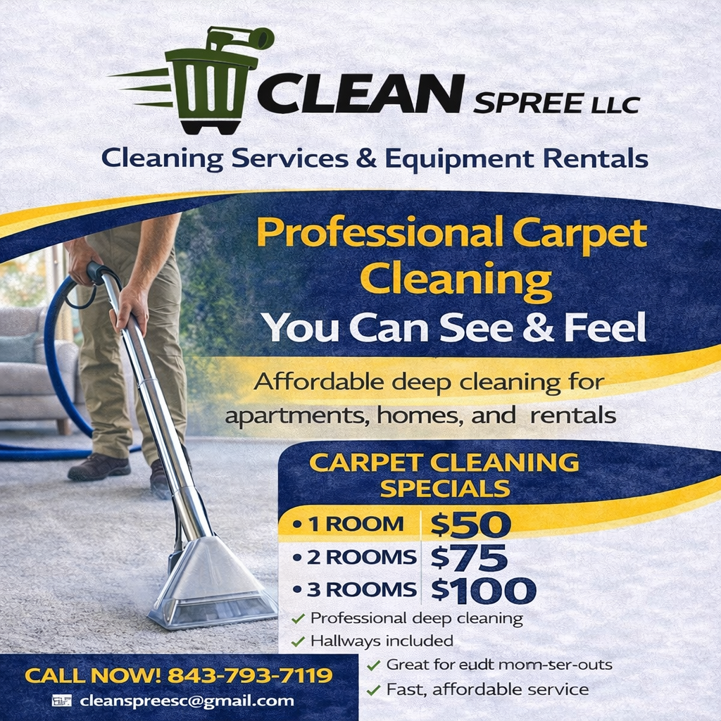 Professional Carpet Cleaning – One-Time Service