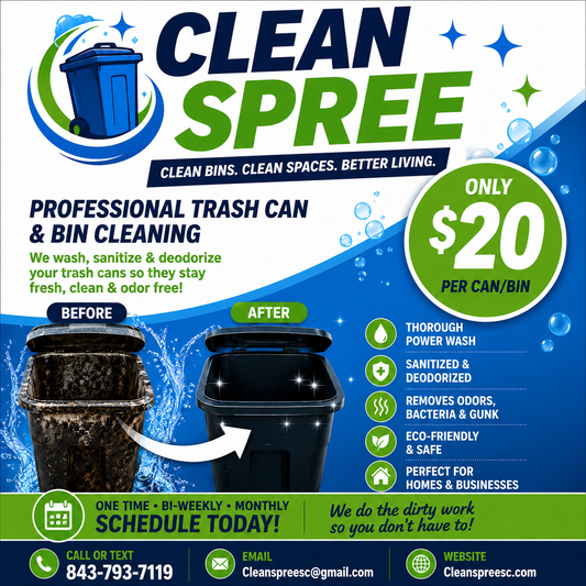 Trash Can & Bin Cleaning